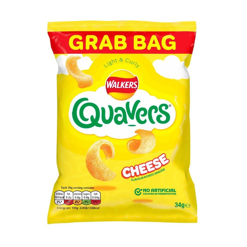 Quavers Cheese, Size: 34g