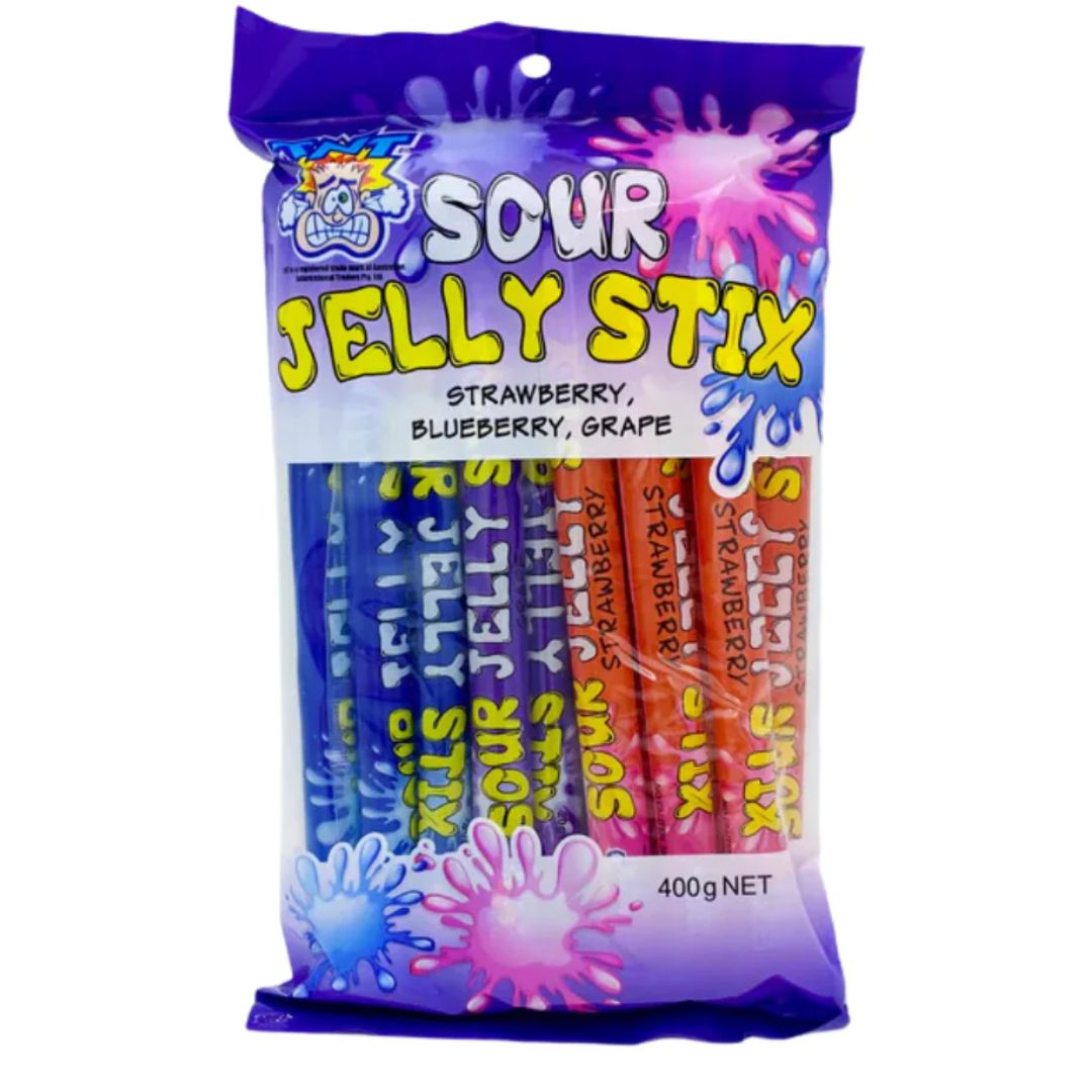 TNT Sour Jelly Stix 400g
