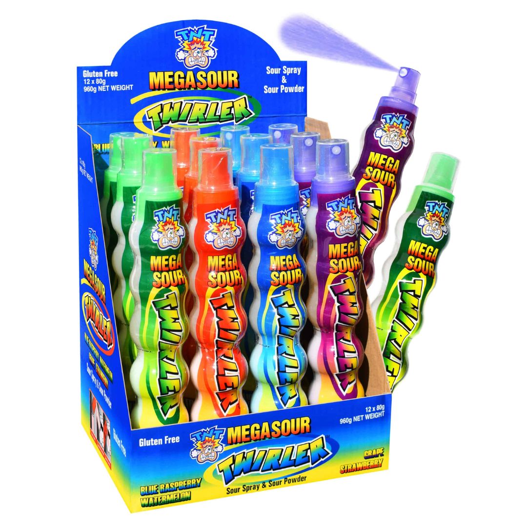 TNT Mega Sour Twirler 80g