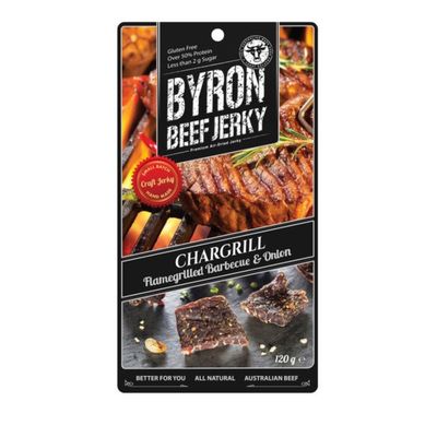 Byron Beef Jerky - Chargrill 120g