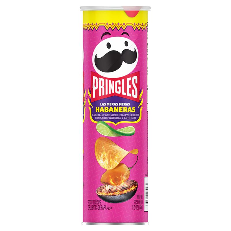 US Pringles - Las Meras Meras Habaneros 137g