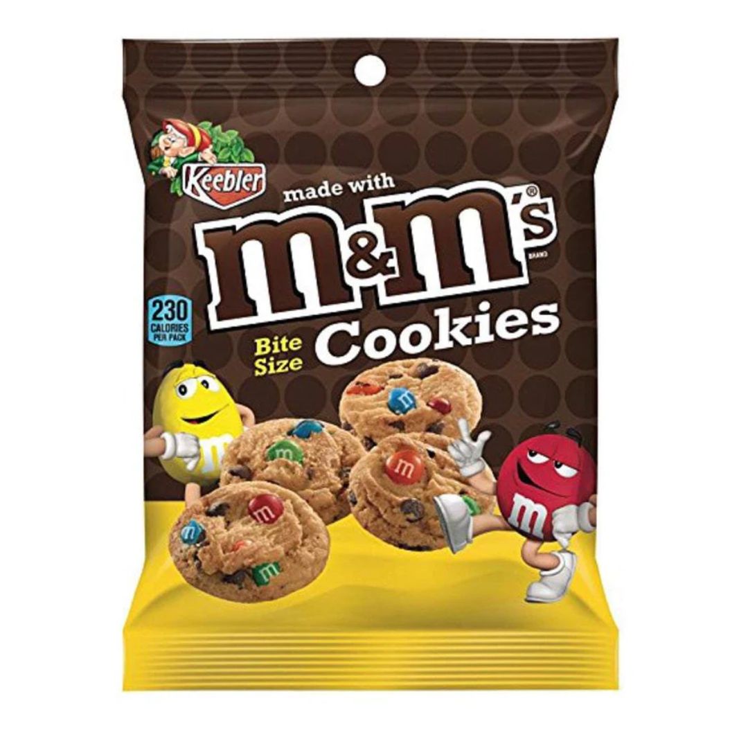 US M&amp;M Bite Size Cookies 45g
