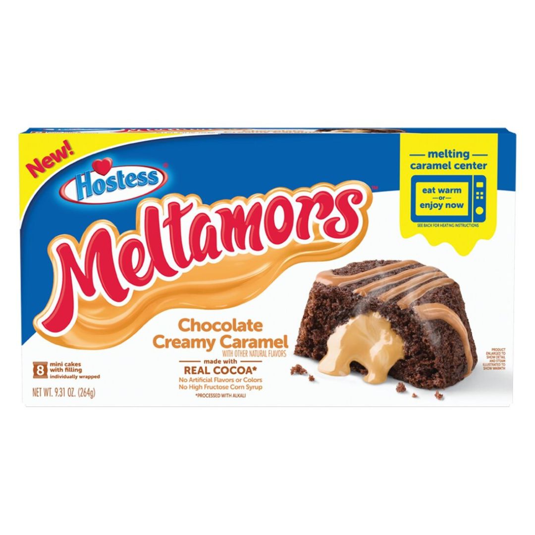 Hostess Meltamors 8pc Box - Choc Creamy Caramel