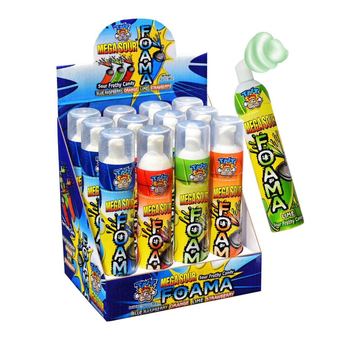 TNT Mega Sour Foam Spray 75g