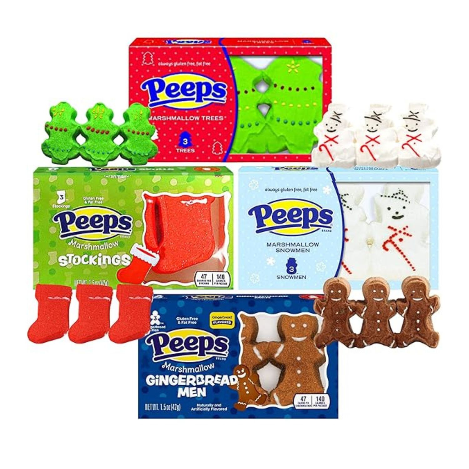Peeps LE Christmas 3 piece