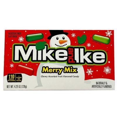 Mike &amp; Ike Merry Mix Movie Box 12 (LE Christmas)