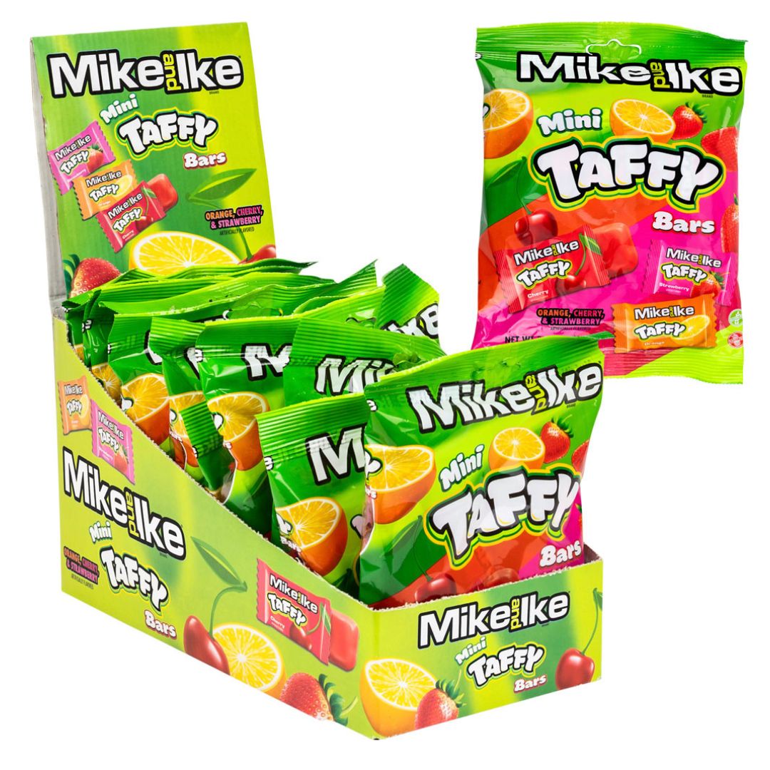 Mike &amp; Ike Mini Taffy Bars 108g