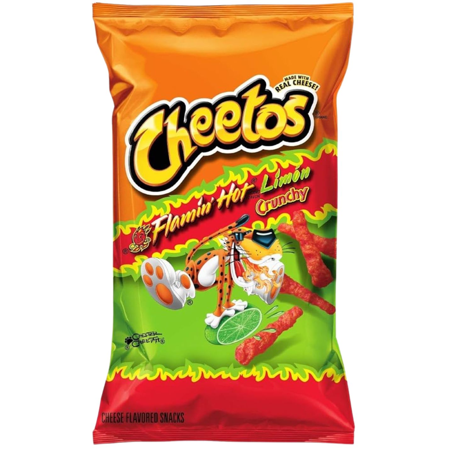 Cheeto&#39;s (USA) - Crunchy Flamin Hot Limon 226g