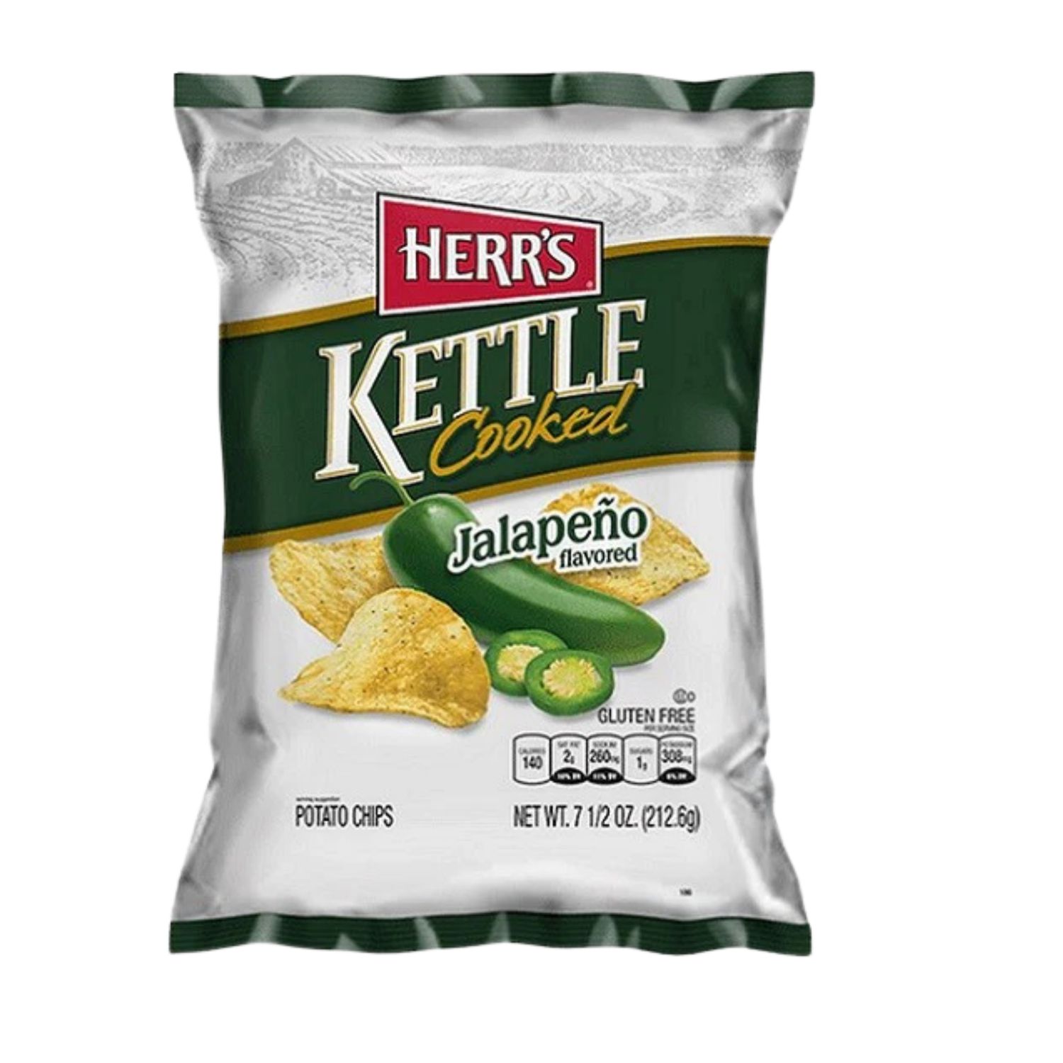 Herr&#39;s Kettle Cooked Jalapeno 142g