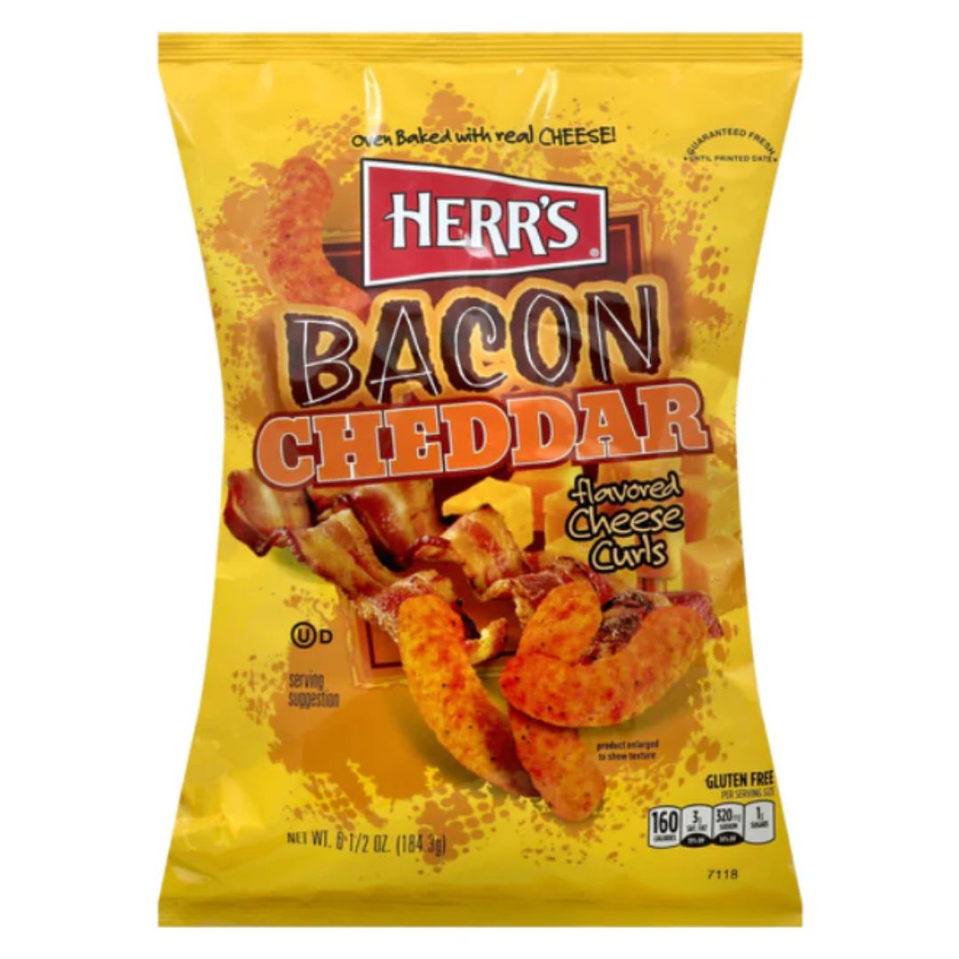 Herr&#39;s Bacon Cheddar Chips 170g