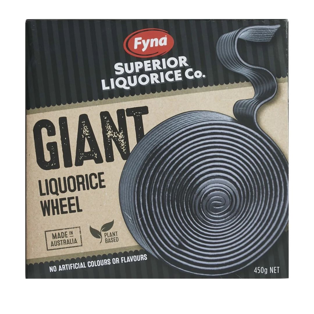 Giant Licorice Wheel 450g