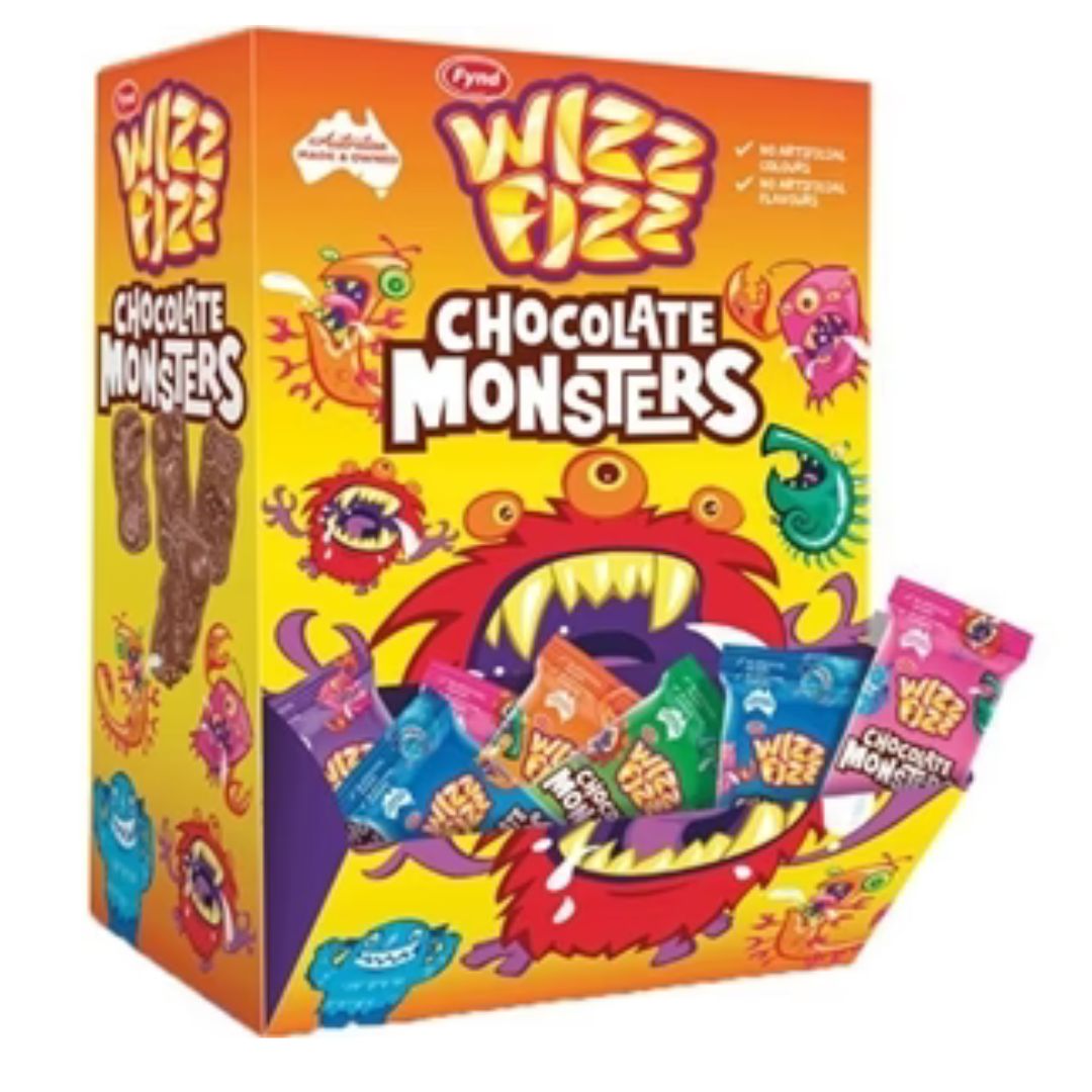 Wizz Fizz Chocolate Monsters 15g