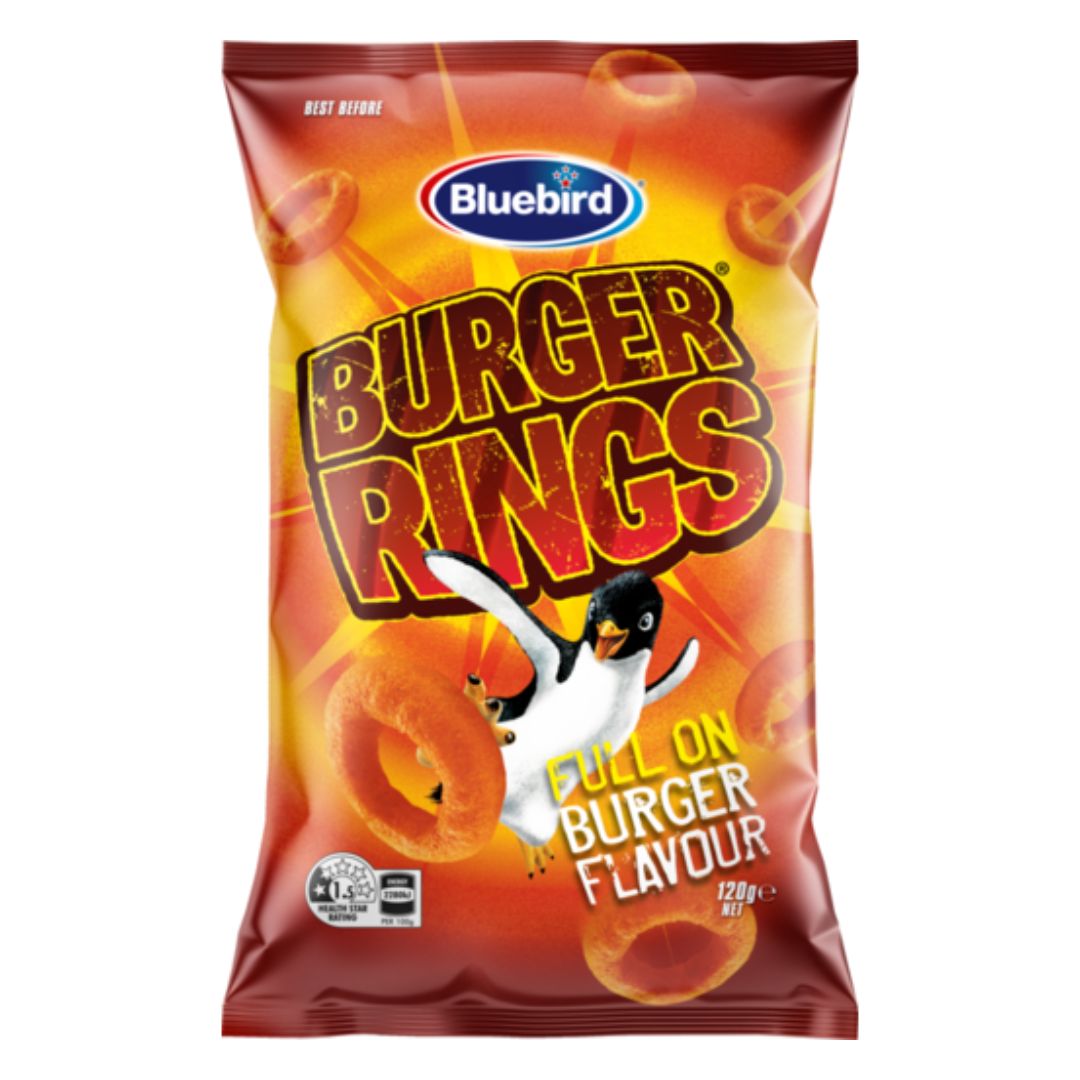 Bluebird Burger Rings 120g