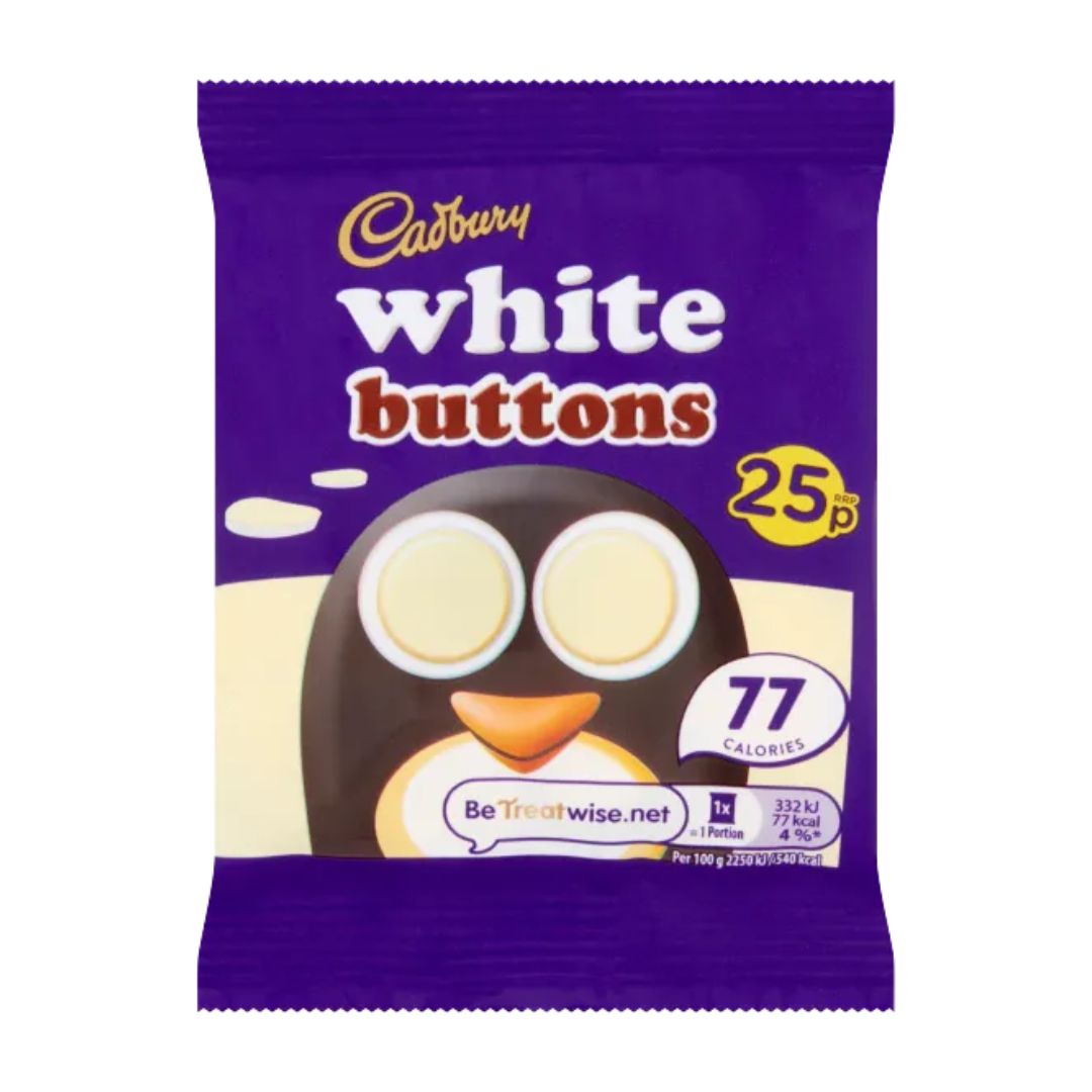 UK Cadbury White Buttons