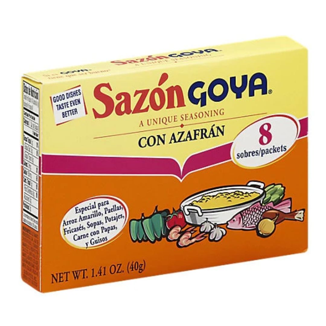 Sazon Goya Seasoning Azafran 40g (8 sachets)
