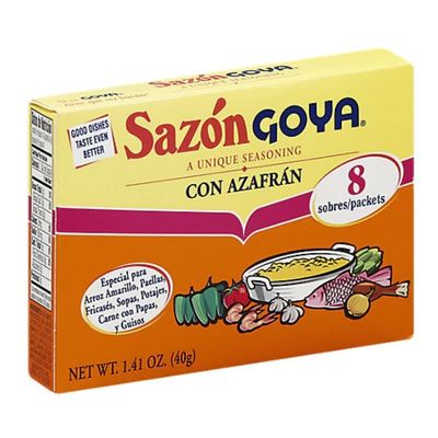 Sazon Goya Seasoning Azafran 40g (8 sachets)
