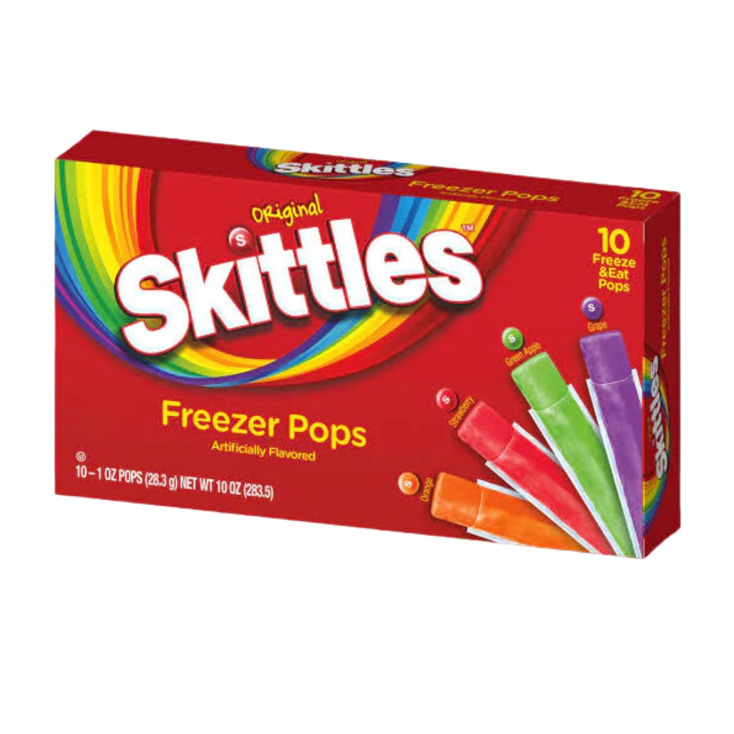 Skittles Original Freeze Pops 10pc