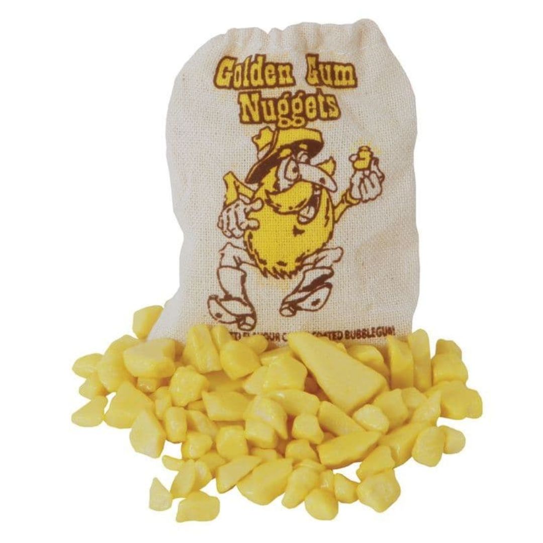 Gold Nuggets Bubble Gum Pouch