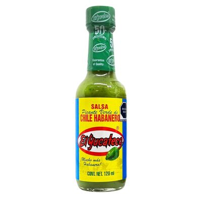 Chile Habanero Green (Salsa Picante Verde) Hot Sauce 120ml