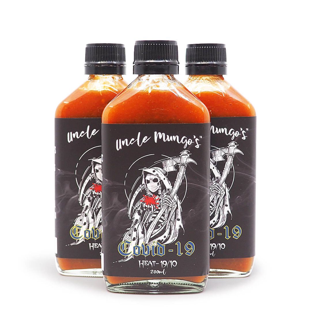 Uncle Mungo&#39;s Covid 19 Hot Sauce 200ml
