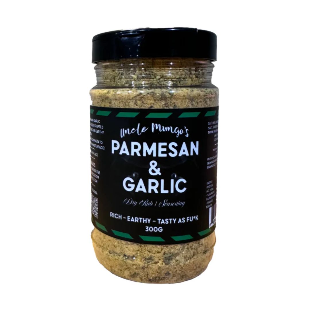 Uncle Mungos Parmesan &amp; Garlic Rub 300g