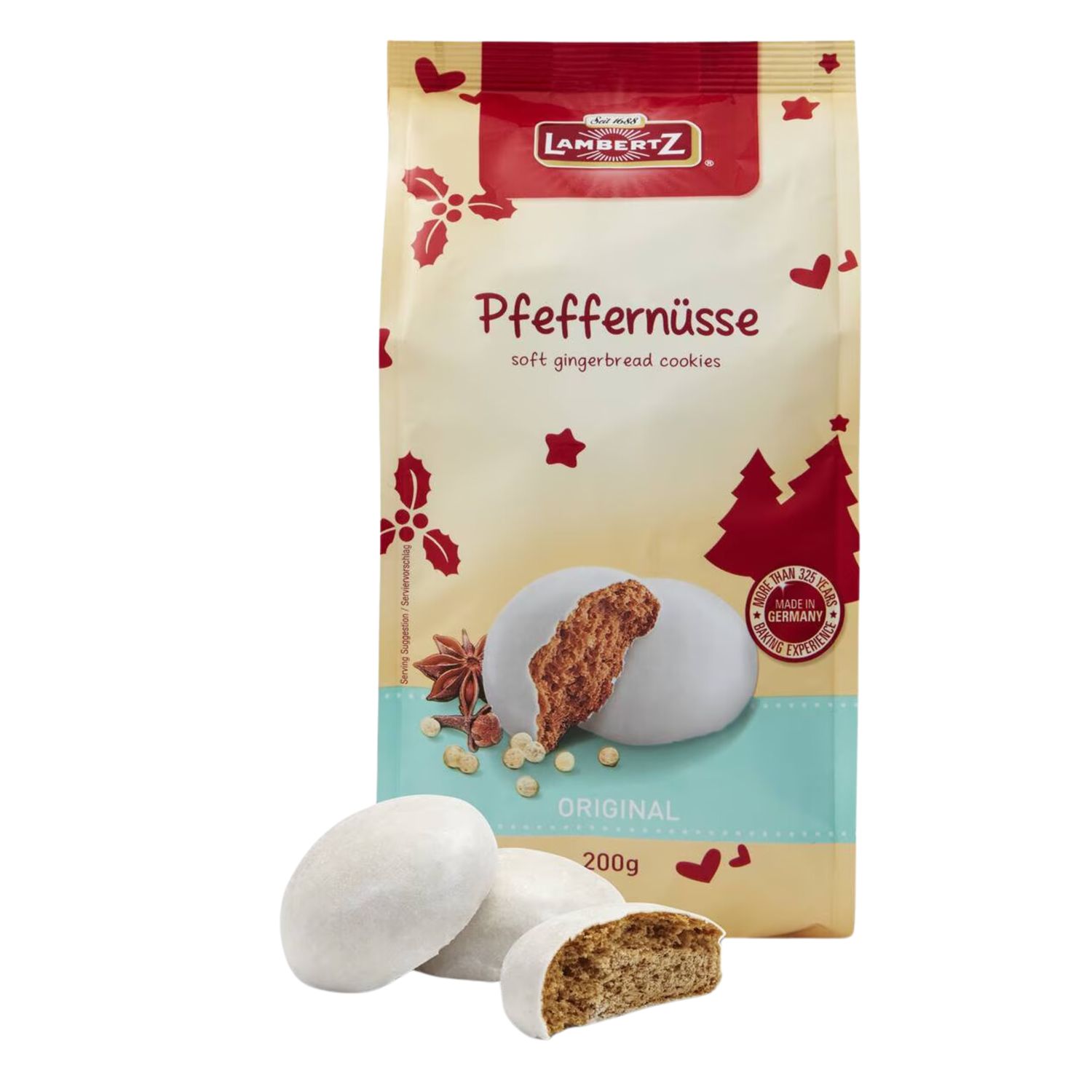 Pfeffernusse (Iced Gingerbread Cookies) 200g
