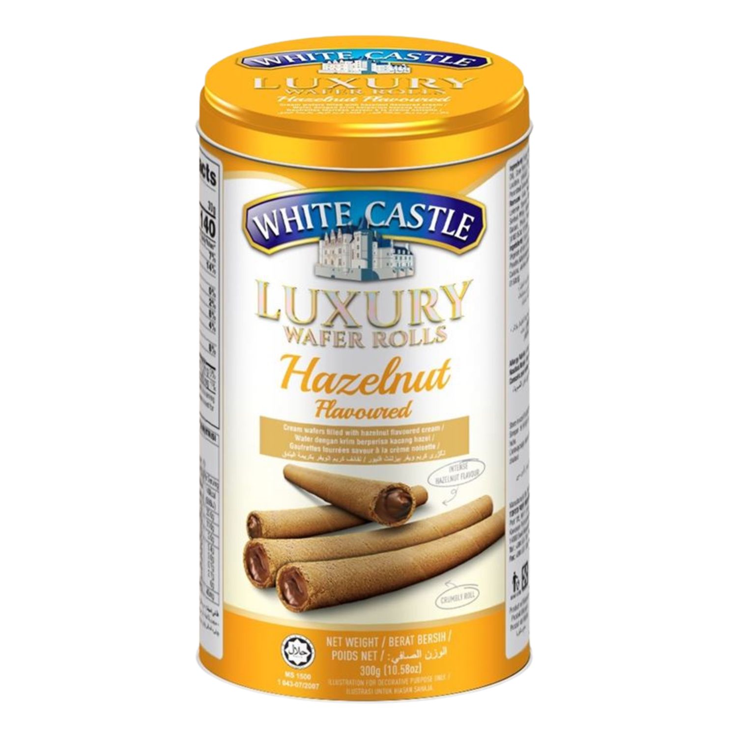 White Castle Lux Cream Wafers - Choc Hazelnut 300g