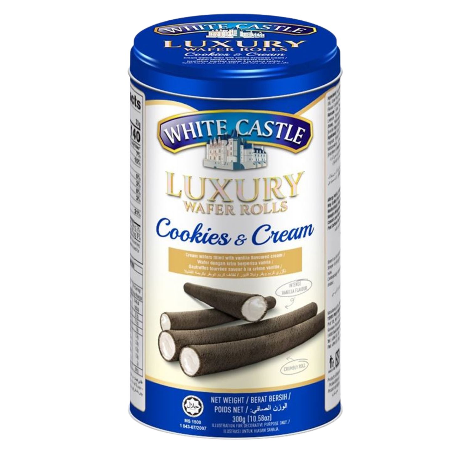 White Castle Lux Cream Wafers - Cookies &amp; Cream