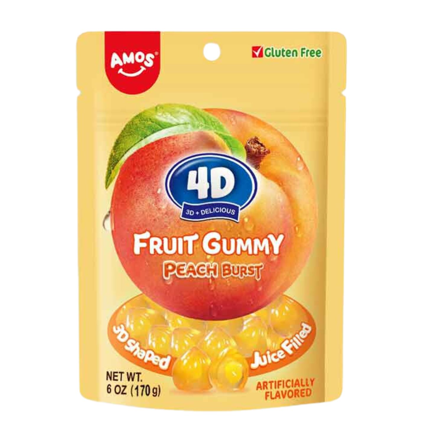 4D Juicy Burst - Peach 170g