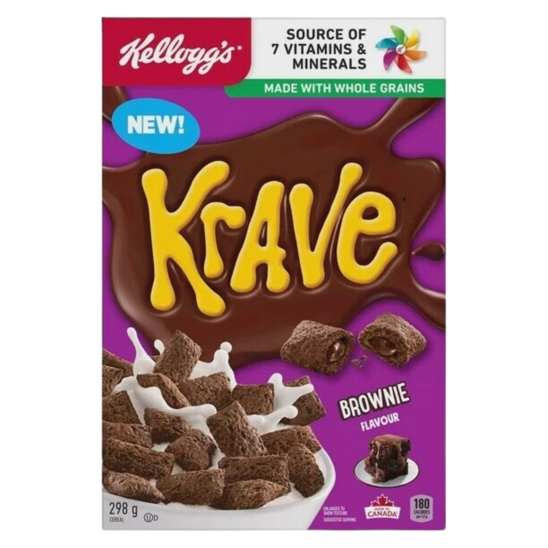 Krave Cereal 298g - Brownie