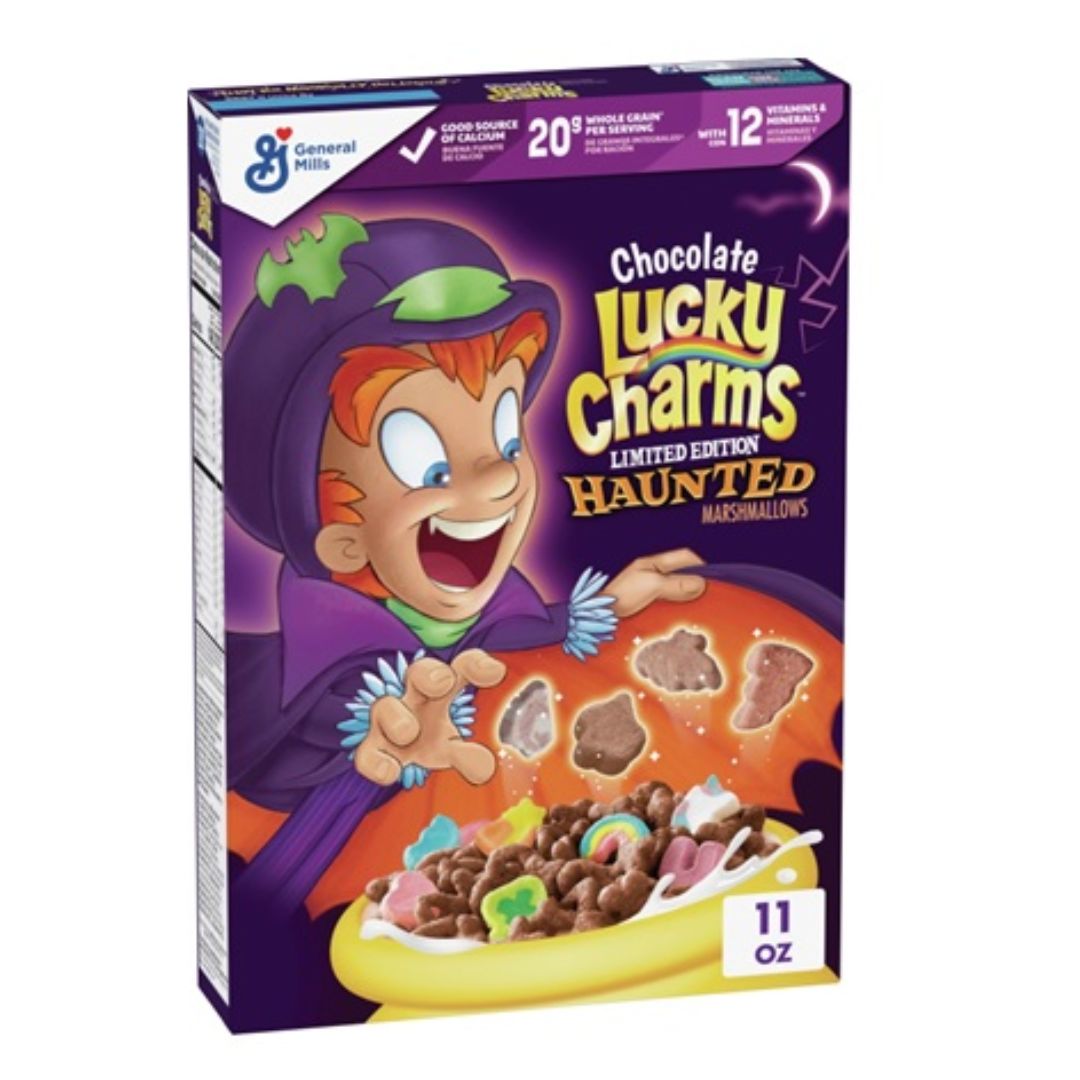 Lucky Charms Chocolate Cereal 311g - Haunted Edition