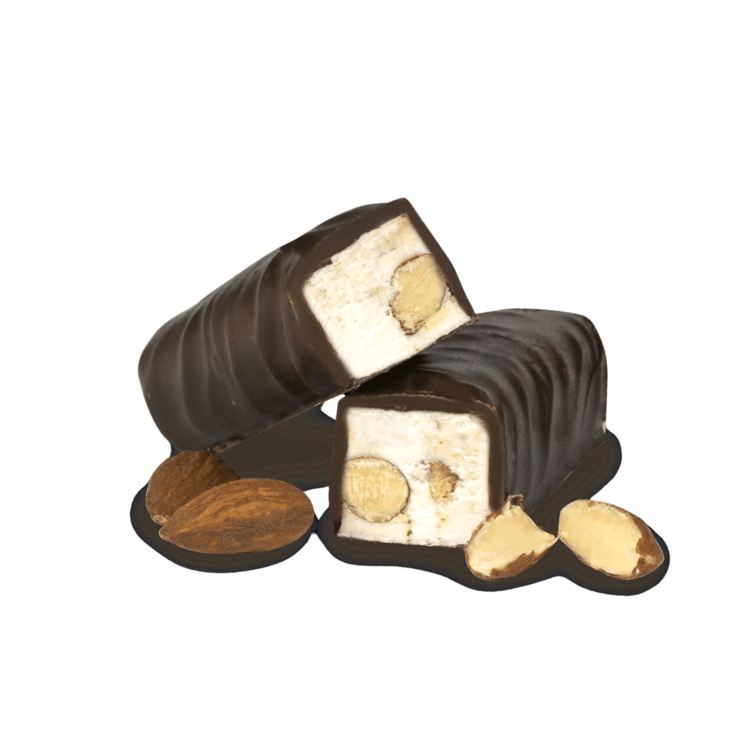 Nougat Tronchetto - Dark Chocolate with Almonds 75g