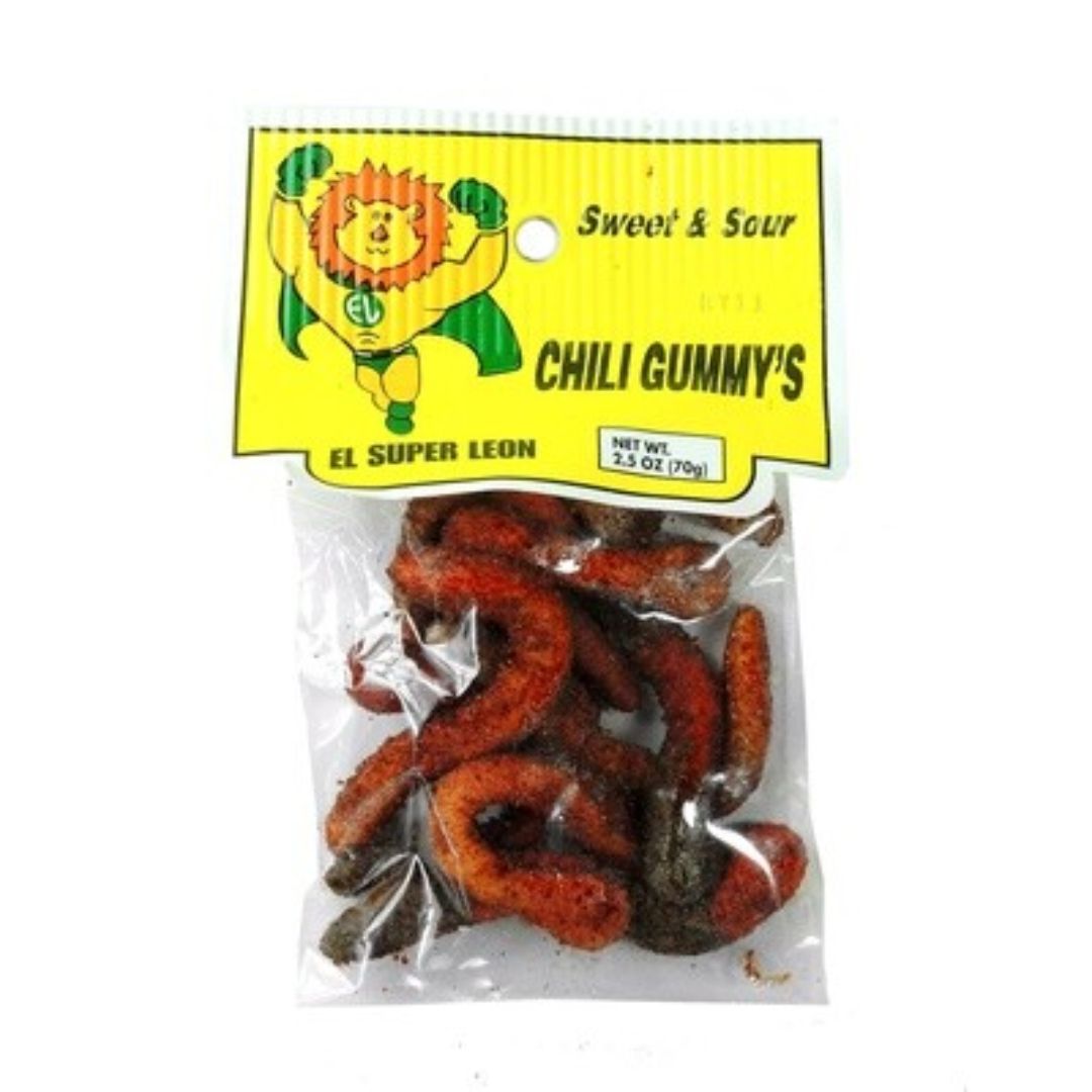Chilli Gummi Worms Sweet &amp; Sour 70g