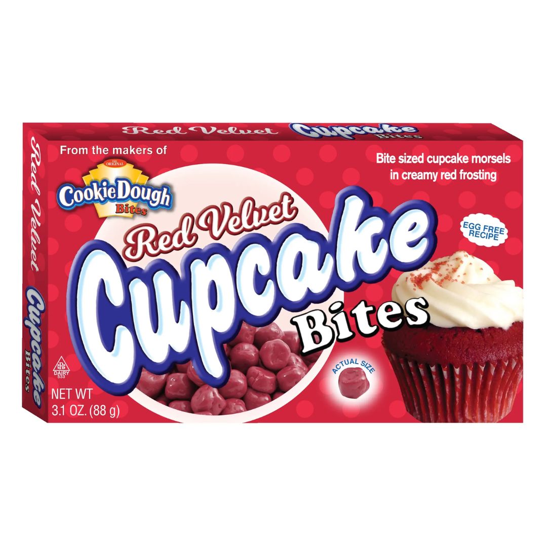 Cookie Dough Bites Movie Box - Red Velvet Cupcake Bites
