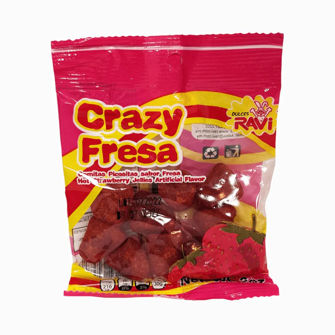 Crazy Hot Jellies - Strawberry 56g
