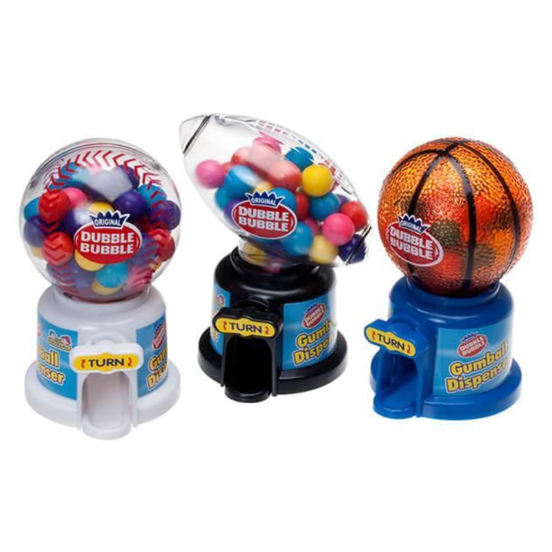 Dubble Bubble Mini Gumball Machine - Sports 40g