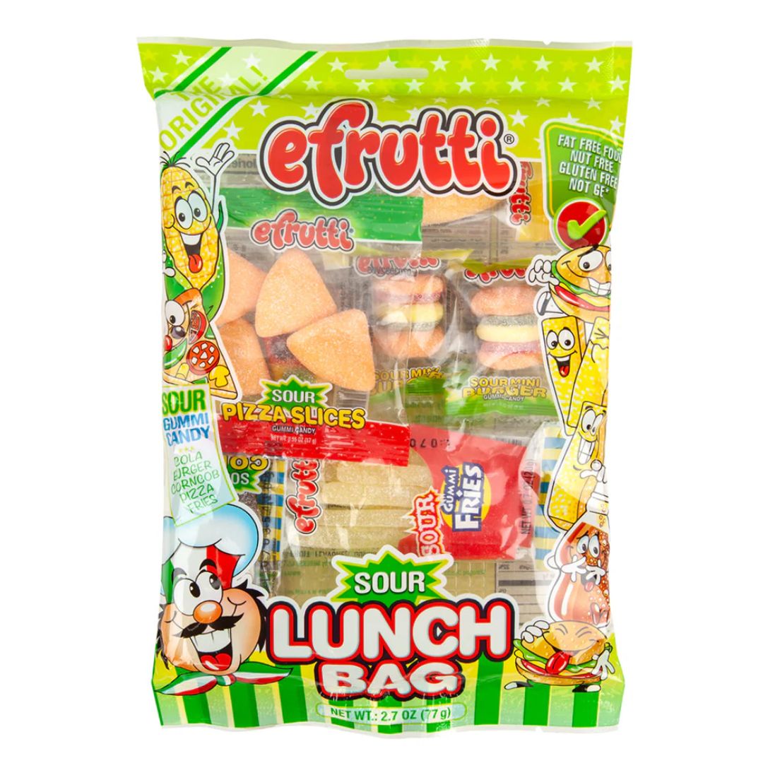 Efrutti Sour Lunch Bag gummies 77g