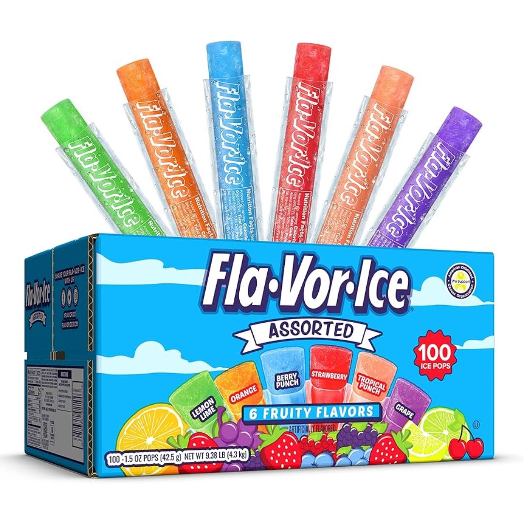 Fla-Vor-Ice Assorted Freeze Pops 16pc