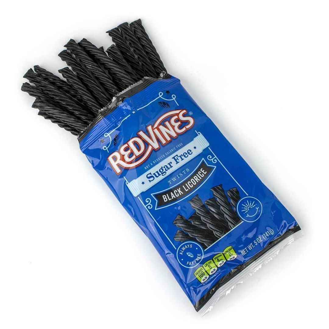 Red Vines Black Licorice Twists 141g - Sugar Free