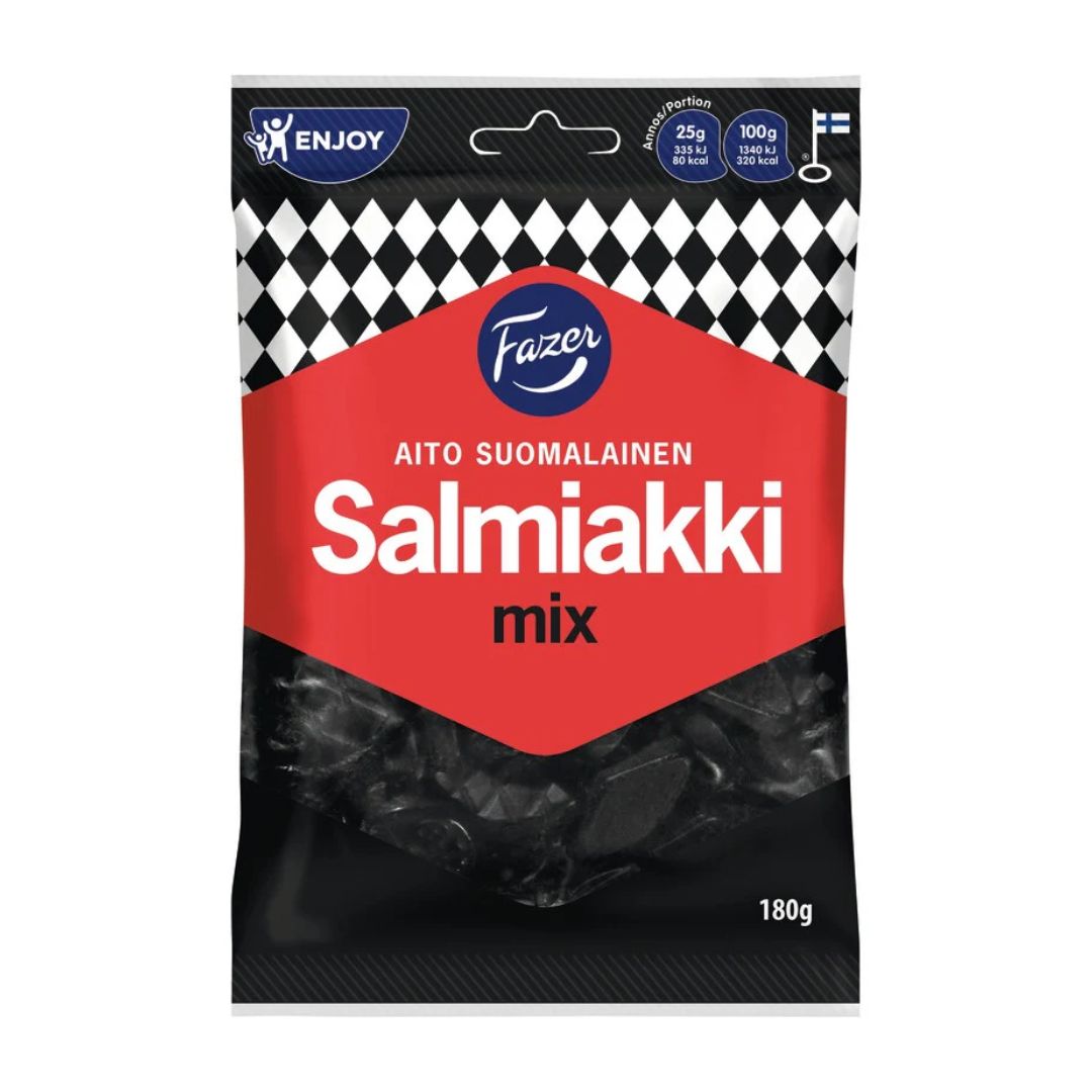 Fazer Salmiakki Mix 180g