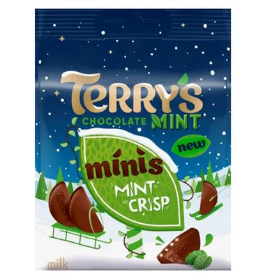 Terry&#39;s Mint Crisp Minis 80g