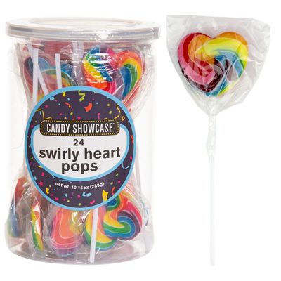 Small Swirl Pop (Heart) 288g (24pc x 12g)