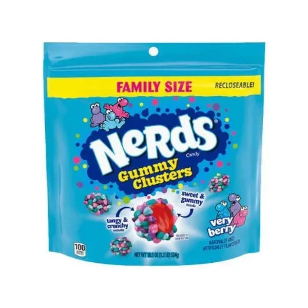 Nerds Gummy Clusters - Very Berry (Family Size 524g)