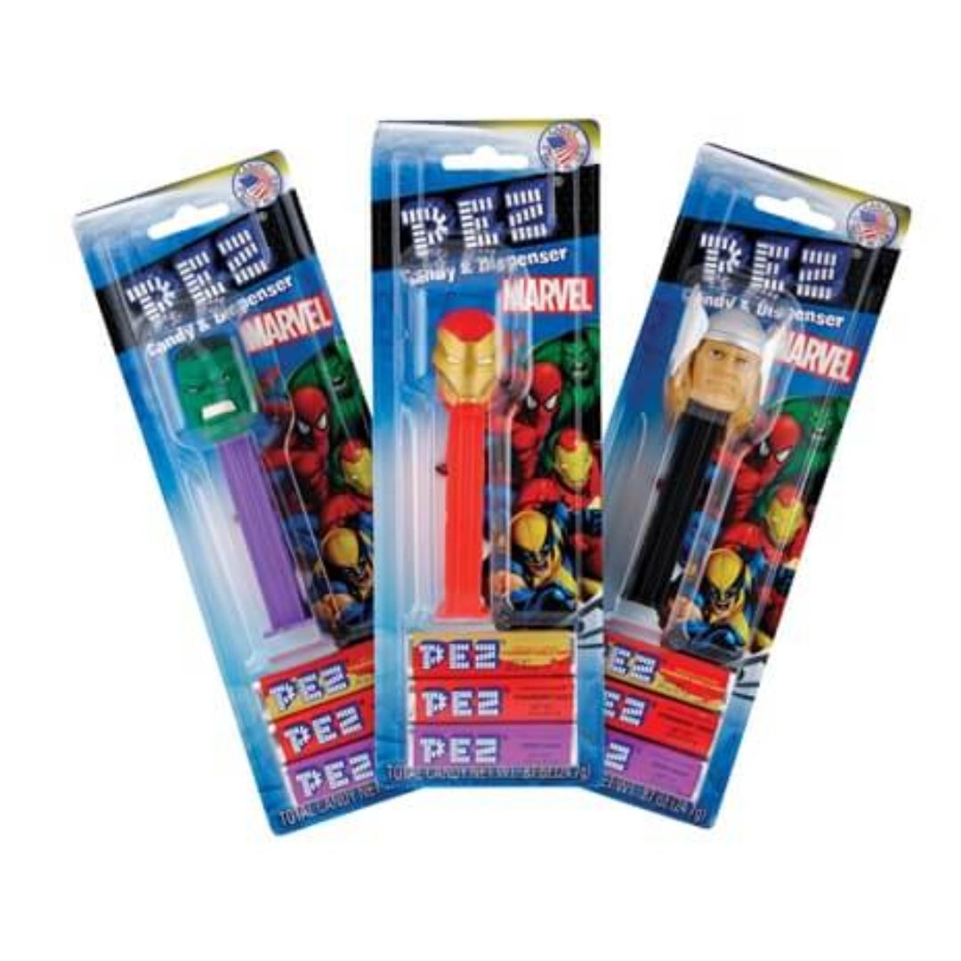 PEZ dispenser &amp; refill - Marvel / Avengers