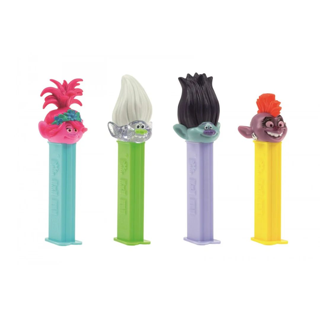 PEZ dispenser &amp; refill - Trolls