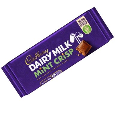 UK Cadbury Dairy Milk Mint Crisp 54g