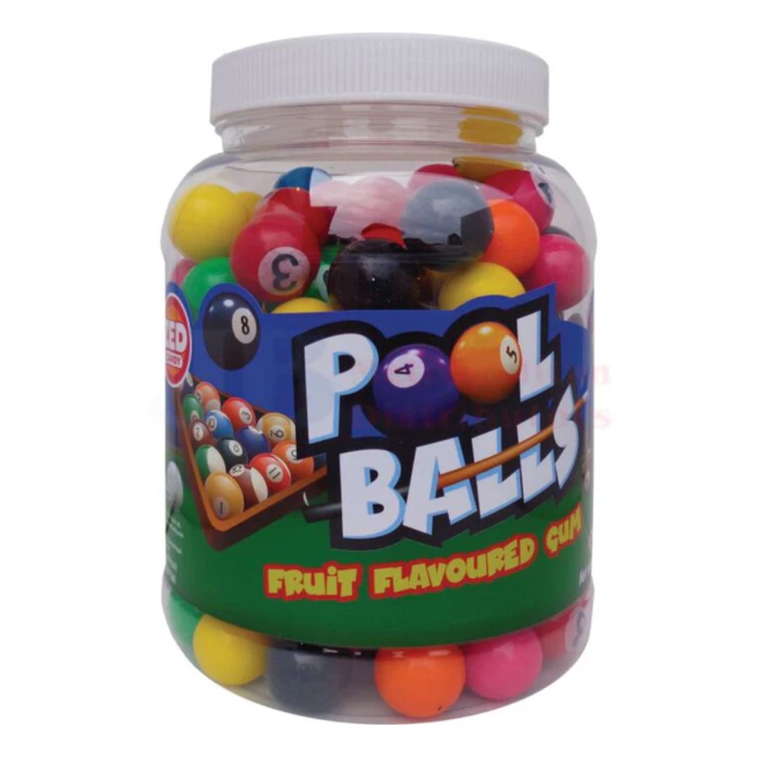 Pool Ball Fruit Flavoured Gum 975g