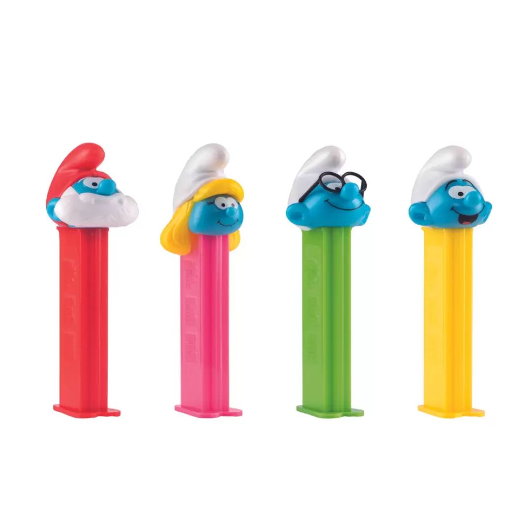 Pez dispenser &amp; refill - Smurfs