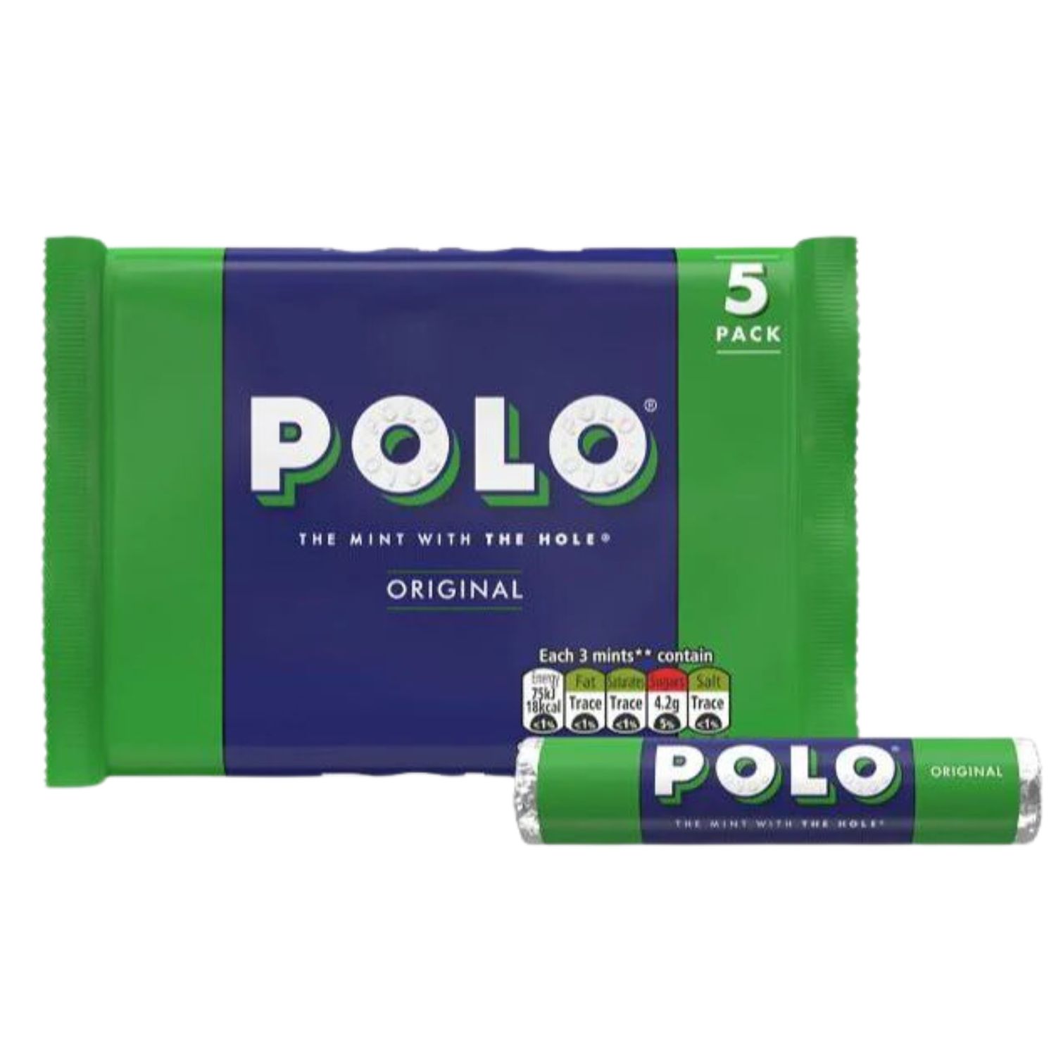 Polo Mints 125g (5 piece pack) (UK)
