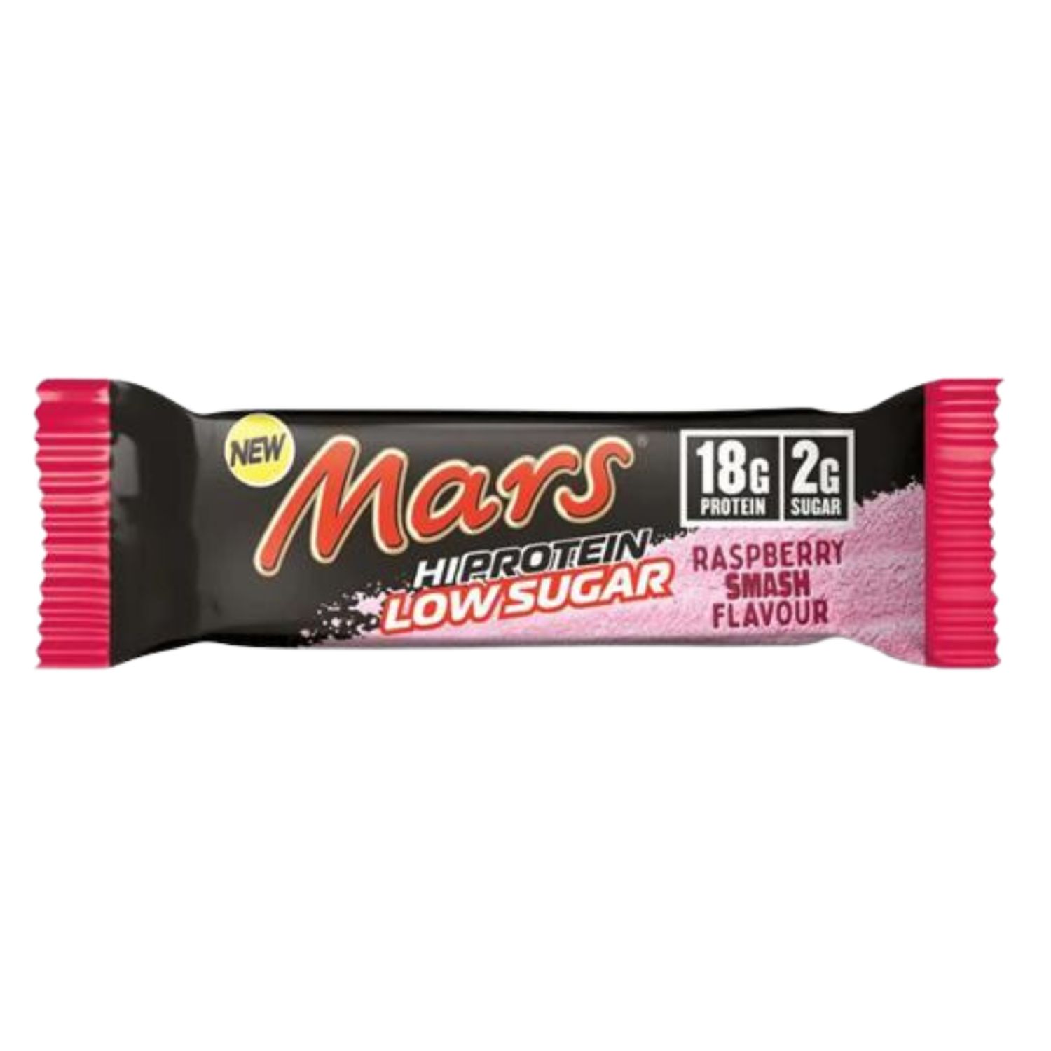 REDUCED BB FEB 25 - Mars Hi Protein Low Sugar Raspberry Smash  Bar 55g (UK)